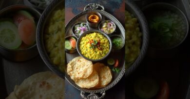 Vegan Breakfast Thali: Delicious Plant-Based Flavors#youtubeshorts #shorts